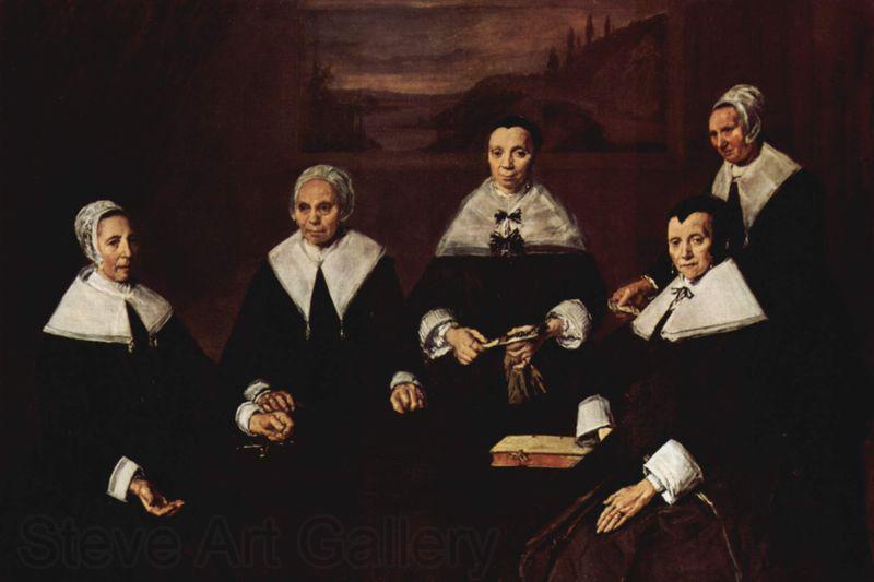 Frans Hals Gruppenportrat der Regentinnen des Altfrauenhospitzes in Haarlem Germany oil painting art